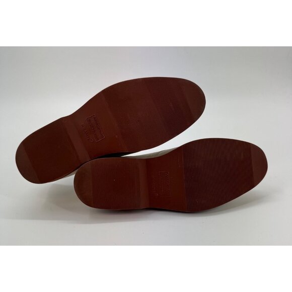 Alan Payne Buck II 10.5M Mens Suede Lace-Up Dress Shoes In Beige Made In Brazil - Picture 5 of 11